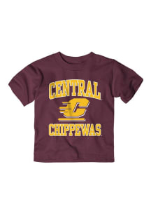 Central Michigan Chippewas Toddler Maroon #1 Short Sleeve T-Shirt