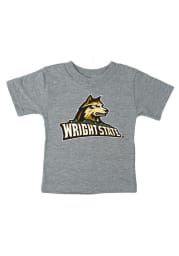 Wright State Raiders Infant Mascot Short Sleeve T-Shirt Grey