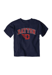 Dayton Flyers Toddler Navy Blue Arch Short Sleeve T-Shirt