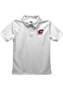 Vive La Fete Central Michigan Chippewas Toddler White Team Short Sleeve Polo Shirt