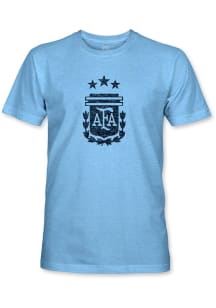Lionel Messi  Argentina National Team Light Blue  Vintage Short Sleeve Fashion T Shirt