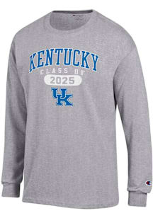 Champion Kentucky Wildcats Grey Class of 2025 Pill Jersey Long Sleeve T Shirt