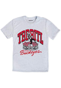 Ohio State Buckeyes Ash TBDBITL Short Sleeve Fashion T Shirt