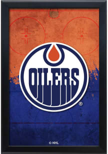 Edmonton Oilers Snap Frame LED Sign - Black