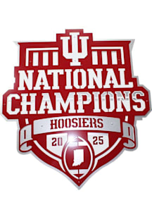 Indiana Hoosiers 2025 CFP National Champions Trophy Sign - Crimson