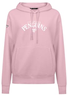 Levelwear Pittsburgh Penguins Womens Pink Adorn Arched Hooded Sweatshirt