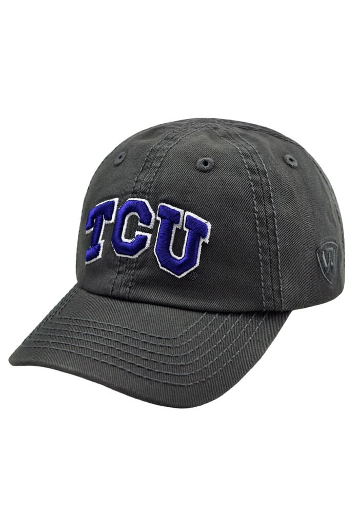 TCU Horned Frogs Baby Crew Adjustable Hat - Charcoal