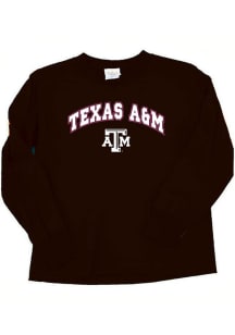 Texas A&amp;M Aggies Baby Black Arch Long Sleeve T-Shirt