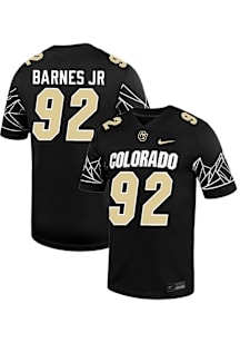 Anquin Barnes Jr  Nike Colorado Buffaloes Black Football NIL Game Football Jersey