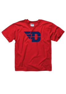 Dayton Flyers Youth Red Big Logo Short Sleeve T-Shirt