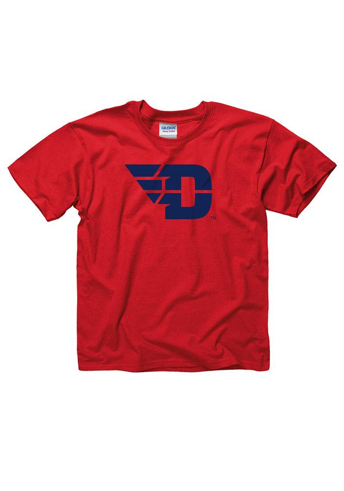 Dayton Flyers Youth Red Big Logo Short Sleeve T-Shirt