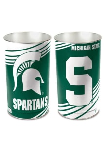 Green Michigan State Spartans Logo Tapered Waste Basket