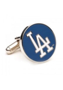 Los Angeles Dodgers Silver Plated Mens Cufflinks