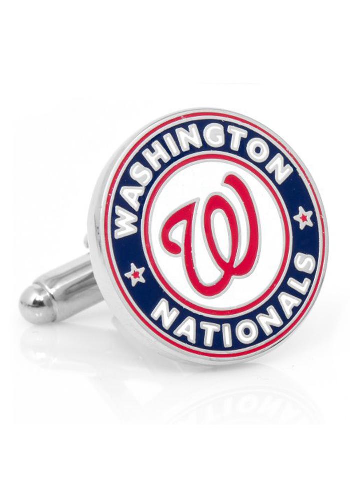 Washington Nationals Sterling Silver Gold Plated Cuff Links