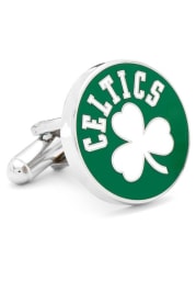 Boston Celtics Silver Plated Mens Cufflinks