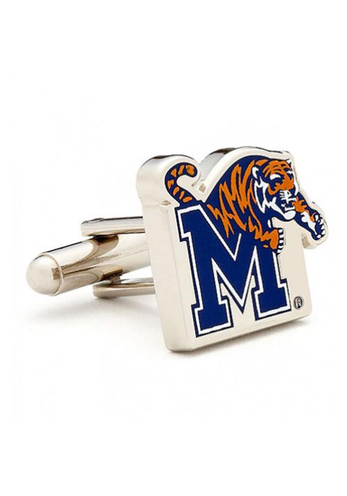 Memphis Tigers Silver Plated Mens Cufflinks