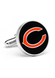 Chicago Bears Silver Plated Mens Cufflinks