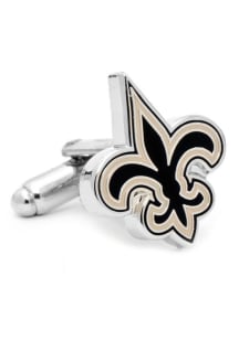New Orleans Saints Silver Plated Mens Cufflinks