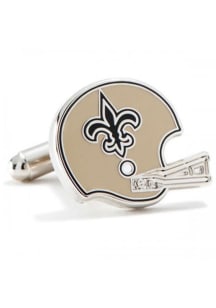 New Orleans Saints Silver Plated Mens Cufflinks