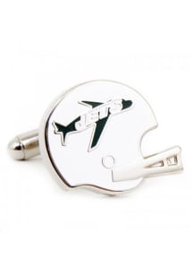 New York Jets Silver Plated Mens Cufflinks