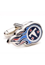 Tennessee Titans Silver Plated Mens Cufflinks