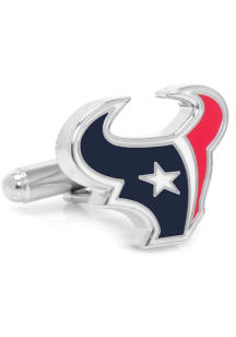 Houston Texans Silver Plated Mens Cufflinks