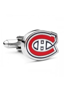 Montreal Canadiens Silver Plated Mens Cufflinks