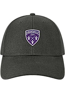 Louisville City FC Mens Black Serge 717X Structured Flex Hat