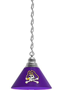 East Carolina Pirates Single Silver Billiard Lamp