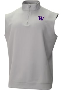 Mens Washington Huskies Grey Columbia Heat Seal Wickham Hills Vest
