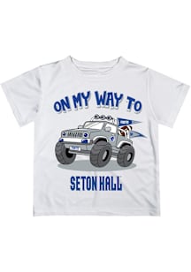 Vive La Fete Seton Hall Pirates Youth White On My Way Short Sleeve T-Shirt