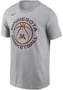 Nike Minnesota Golden Gophers Grey  Short Sleeve T Shirt