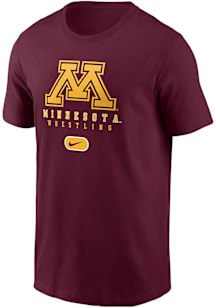 Nike Minnesota Golden Gophers Maroon Primary Logo Short Sleeve T Shirt