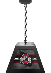 Black Ohio State Buckeyes Pendant Pool Table