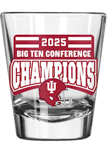 Indiana Hoosiers 2025 Big Ten Football Champions 2oz Shot Glass