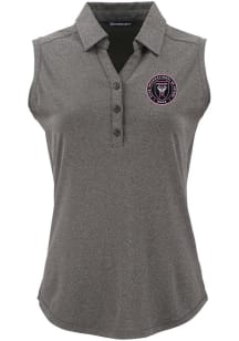 Cutter and Buck Inter Miami CF Womens Black Forge Eco Polo Shirt