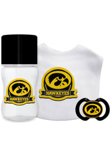 3-Piece Baby Iowa Hawkeyes Baby Gift Set - White