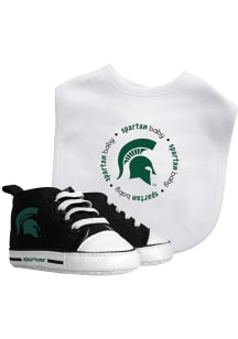 Michigan State Spartans Bib with Pre-Walker Baby Gift Set