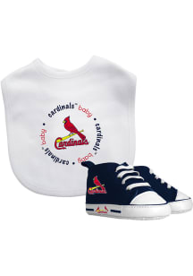 St Louis Cardinals Bib with Pre-Walker Baby Gift Set