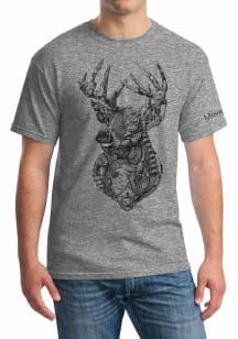 Missouri Graphite Heather Buck Fusion Short Sleeve T-Shirt