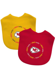 Kansas City Chiefs 2 Pack Baby Bib