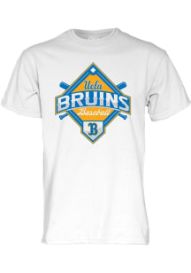 UCLA Bruins Big Ten Baseball Short Sleeve T Shirt - White