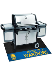 Golden State Warriors 26x42 BBQ Grill Mat