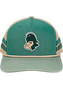 Michigan State Spartans Green 2Bar Trucker Adjustable Hat