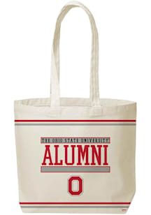 Ohio State Buckeyes White Alumni Tote