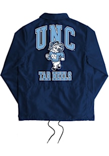 SLAM North Carolina Tar Heels Mens Oatmeal Coaches Jacket Light Weight Jacket