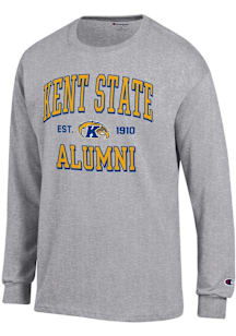 Champion Kent State Golden Flashes Grey Est Date Alumni Jersey Long Sleeve T Shirt