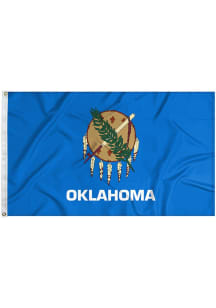 Oklahoma State 3x5 Silk Screen Grommet Flag - Blue