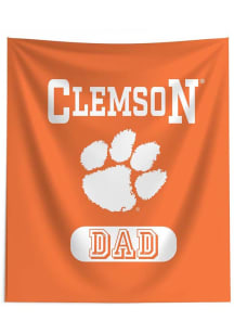 Clemson Tigers Dad 50x60 Tapestry Blanket