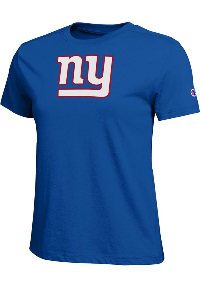Champion New York Giants Womens ROYAL Core T-Shirt - 1913741